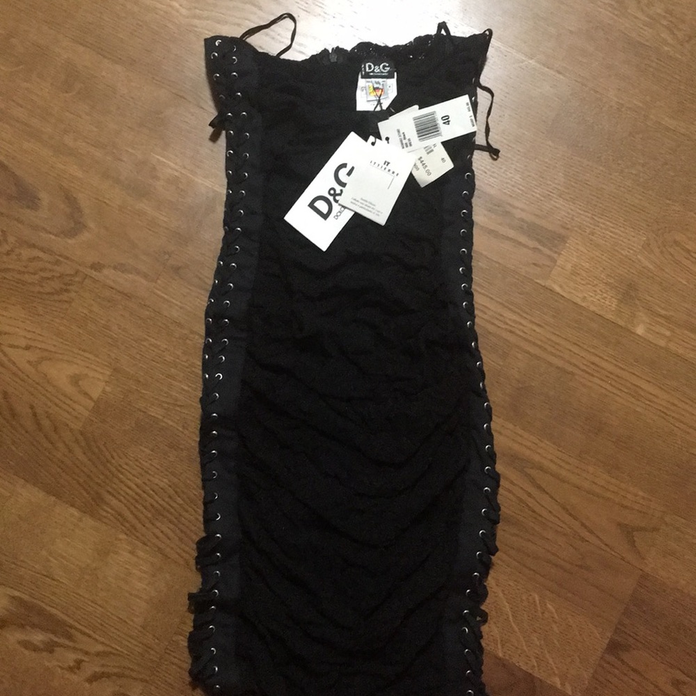 Beautiful Dolce & Gabbana strapless lace dress